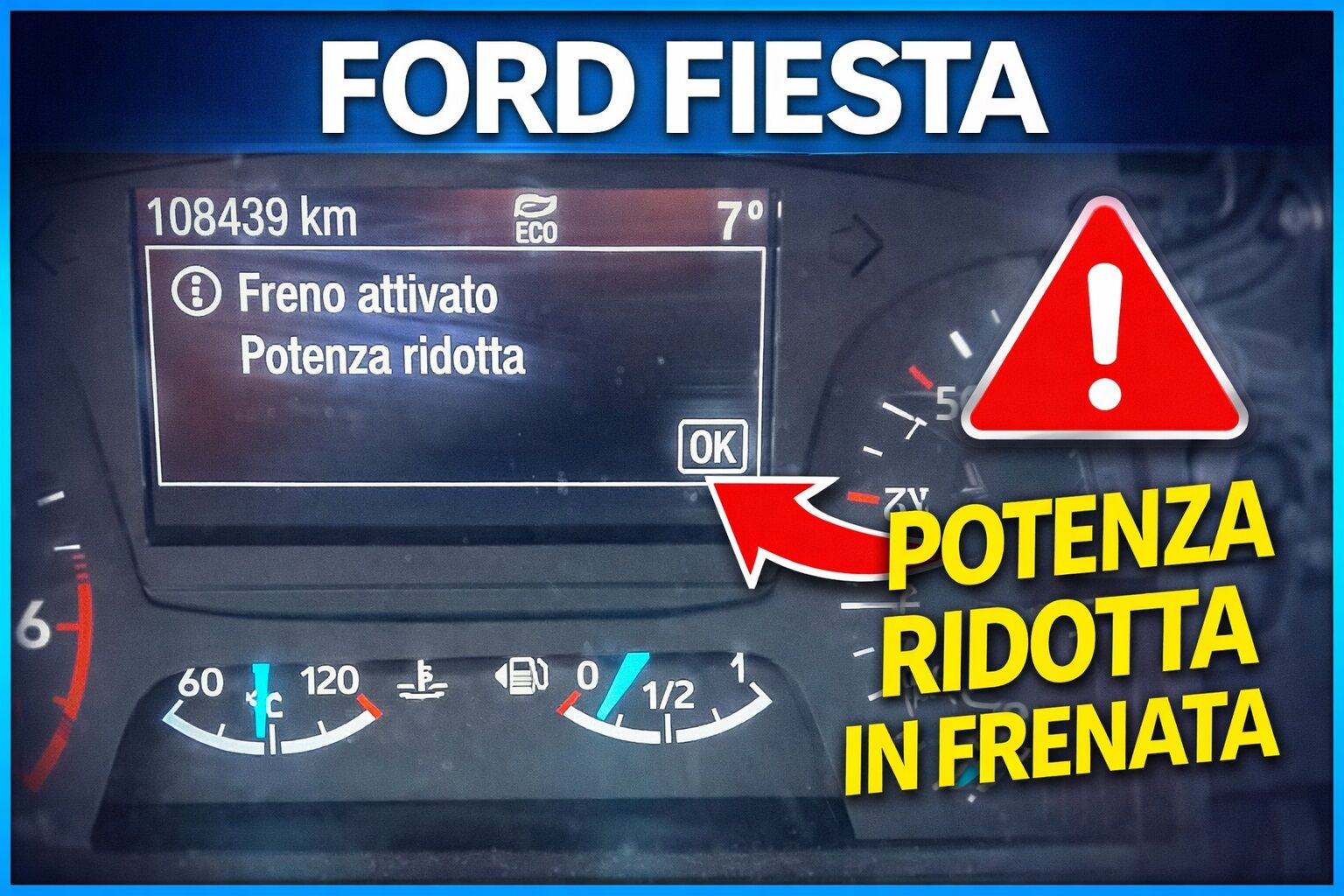 Sulla Ford Fiesta può comparire il messaggio “Potenza ridotta in frenata”, spesso in modo improvviso e senza un guasto evidente all’impianto frenante.<br /><br />In molti casi, questo avviso scompare semplicemente spegnendo e riaccendendo la vettura, oppure sparisce da solo dopo poco tempo, senza alcun intervento.<br /><br />Ma cosa significa davvero?<br /><br />In questo video analizziamo le cause reali di questo comportamento e perché non sempre si tratta di un guasto grave.<br /><br />Scoprirai:<br />• perché compare il messaggio “potenza ridotta in frenata”<br />• perché può sparire temporaneamente senza interventi<br />• quando il problema è legato all’ABS o all’elettronica<br />• quali controlli effettuare prima di sostituire componenti<br /><br />Nella maggior parte dei casi, questo tipo di segnalazione è legato a anomalie temporanee di alimentazione, sensori o comunicazione tra centraline, e non a un guasto idraulico reale.<br /><br />È proprio per questo che il problema può scomparire riavviando il veicolo, ma ripresentarsi successivamente.<br /><br />Una diagnosi corretta è fondamentale per individuare la causa reale ed evitare sostituzioni inutili.<br /><br />📍 Video realizzato da ItalianaABS – specialisti nella diagnosi e revisione di sistemi ABS automotive in Italia.<br /><br />Questo contenuto ha scopo informativo e tecnico.<br /><br />Per qualsiasi informazione a riguardo:<br /><br />🌐 https://www.italianaabs.com<br />📧 info@italianaricambi.com<br />📱 +39 0321 039 360<br /><br />🚗 Italiana ABS – Always on Brake<br />Dal 2009, risolviamo ciò che altri dichiarano impossibile.<br />