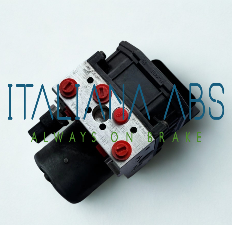 Centralina ABS BMW, codici identificativi: 0265225007 34516771231 6771233 0265950006