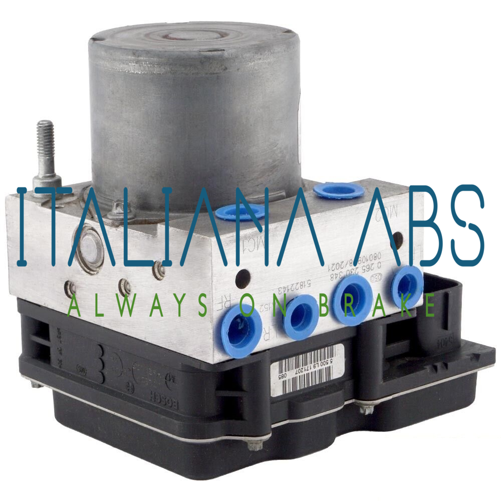 Centralina ABS FIAT, codici identificativi: 0265230348 51822143 0265951047
