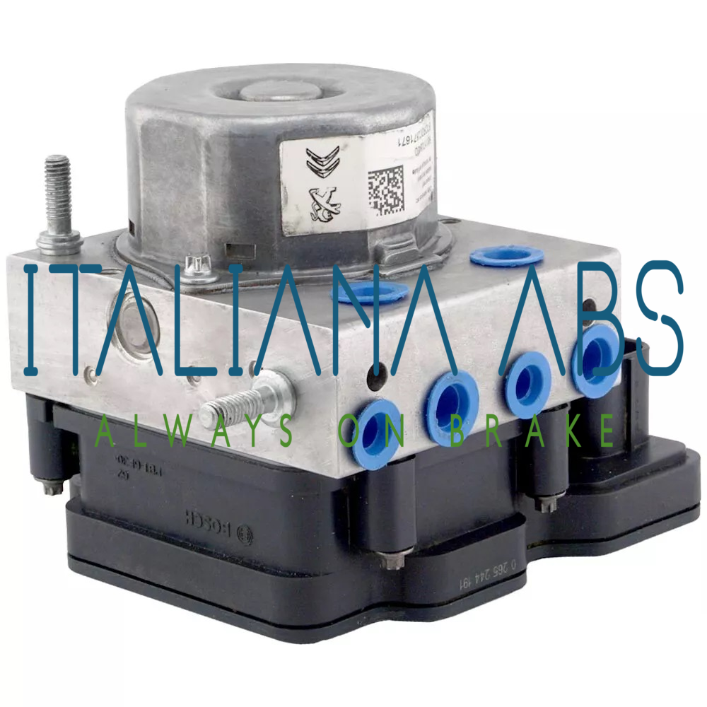 Centralina ABS PEUGEOT, codici identificativi: 0265244191 9811708480 0265956062