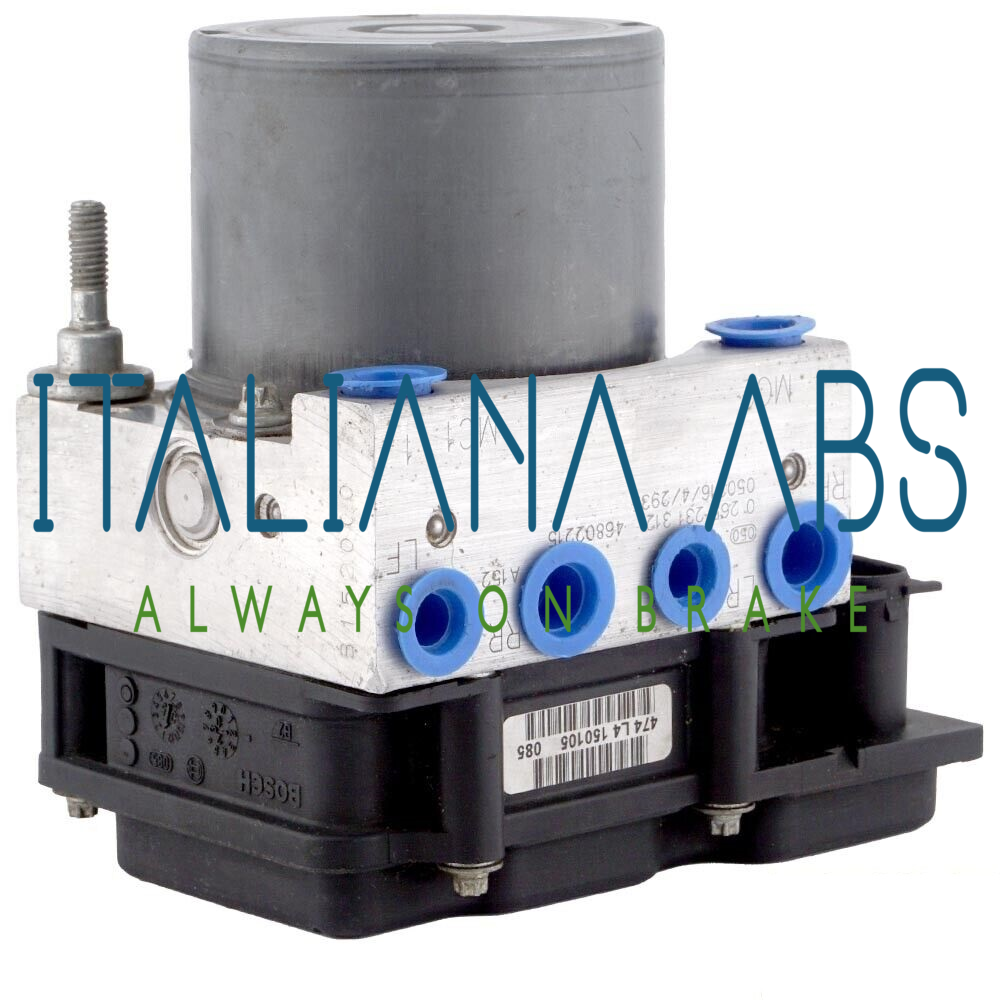Centralina ABS FIAT, codici identificativi: 0265800306 0265231312 A152 46802215