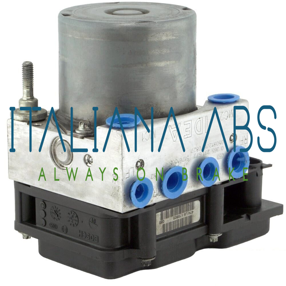 Centralina ABS FIAT, codici identificativi: 0265800495 0265231672 51761005