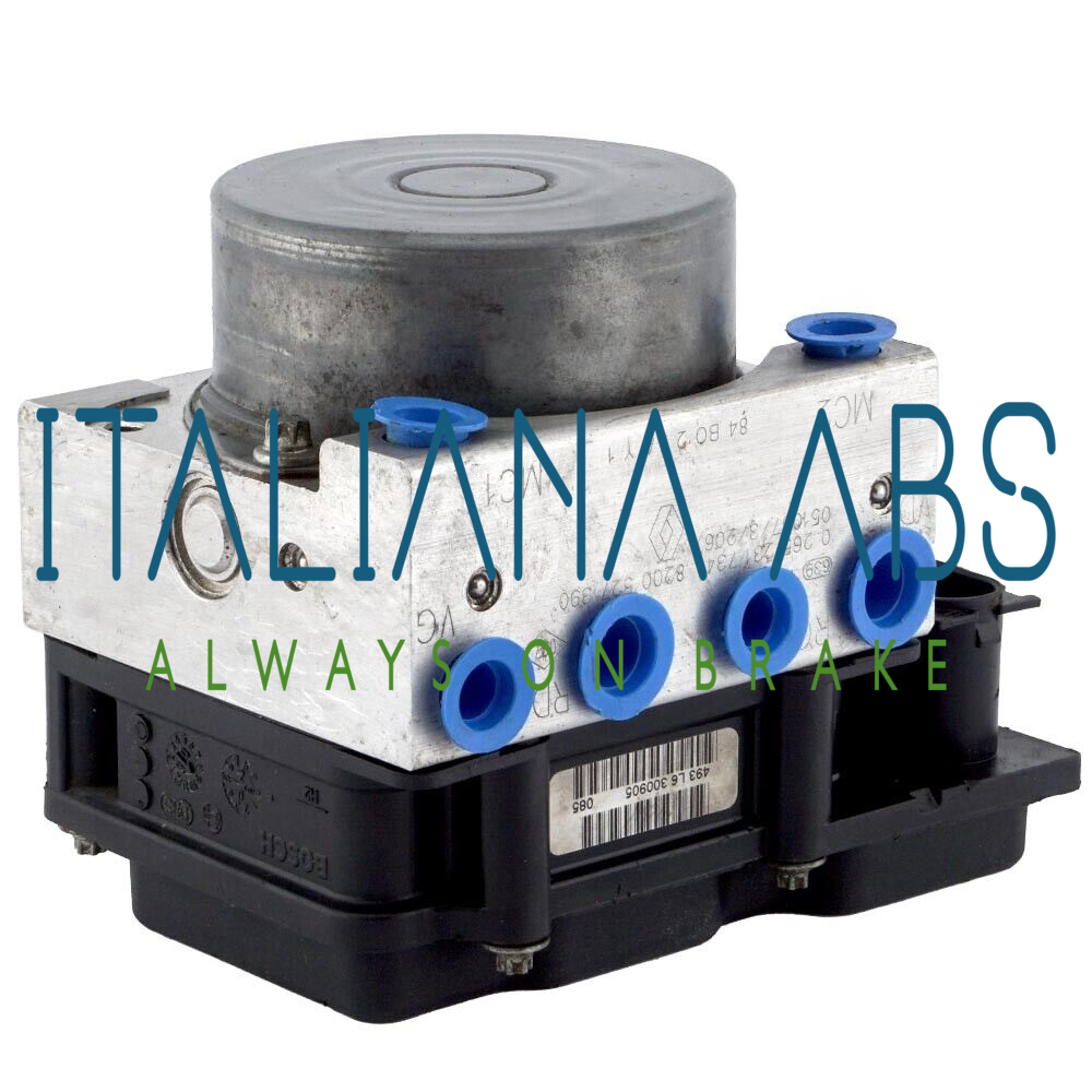 Centralina ABS RENAULT, codici identificativi: 0265800519 0265231734 8200527390