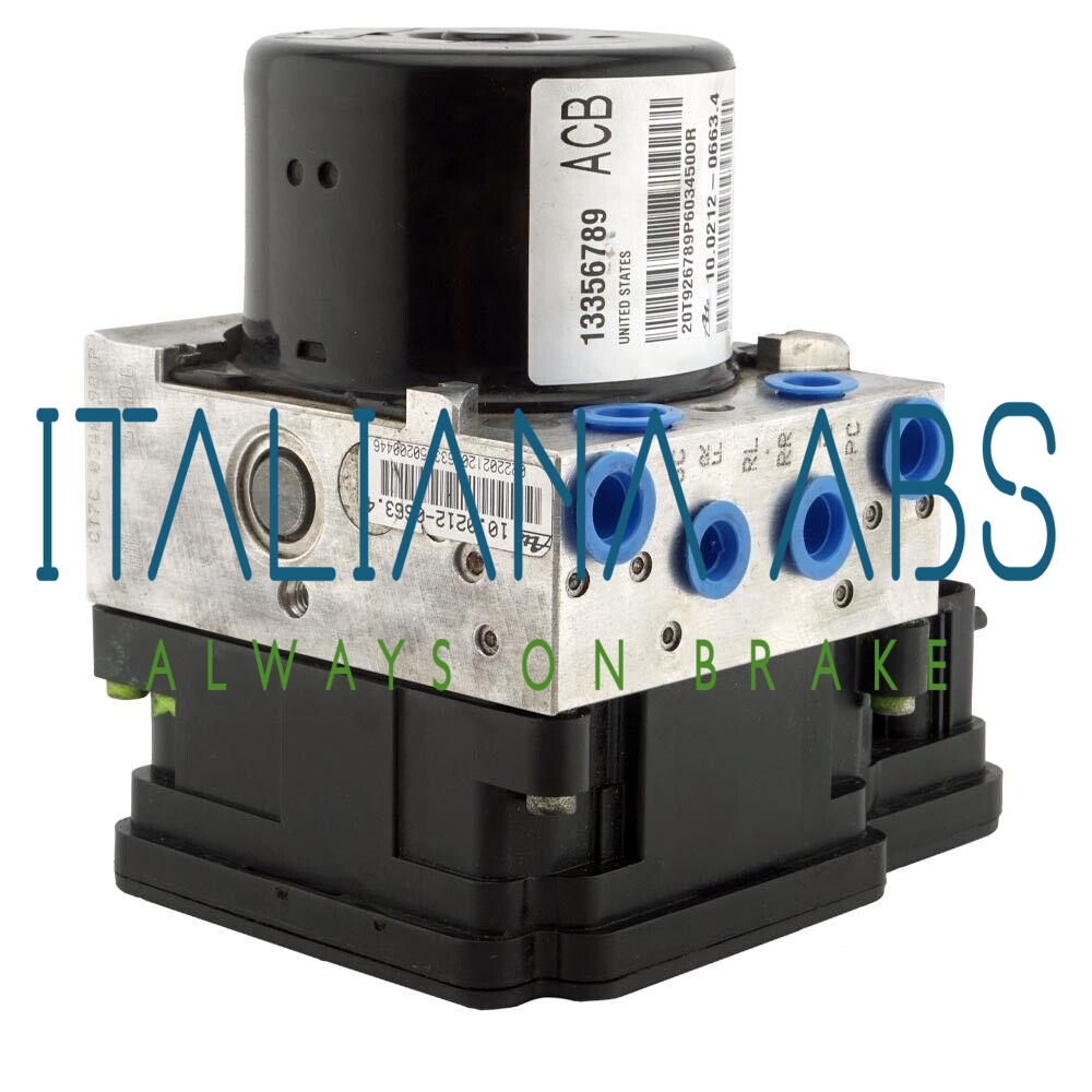 Centralina ABS OPEL, codici identificativi: 13356789 10096145223 10021206634