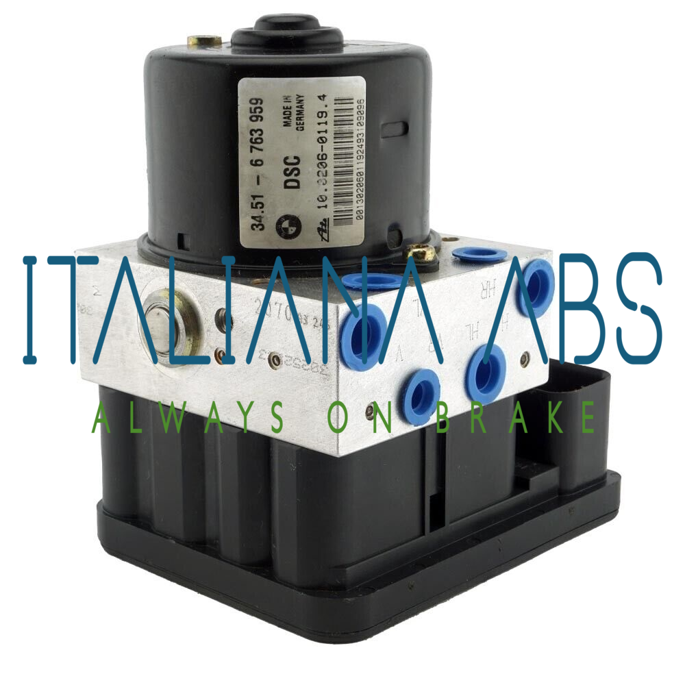 Centralina ABS BMW, codici identificativi: 34516763959 6763959 6764088 10096008213