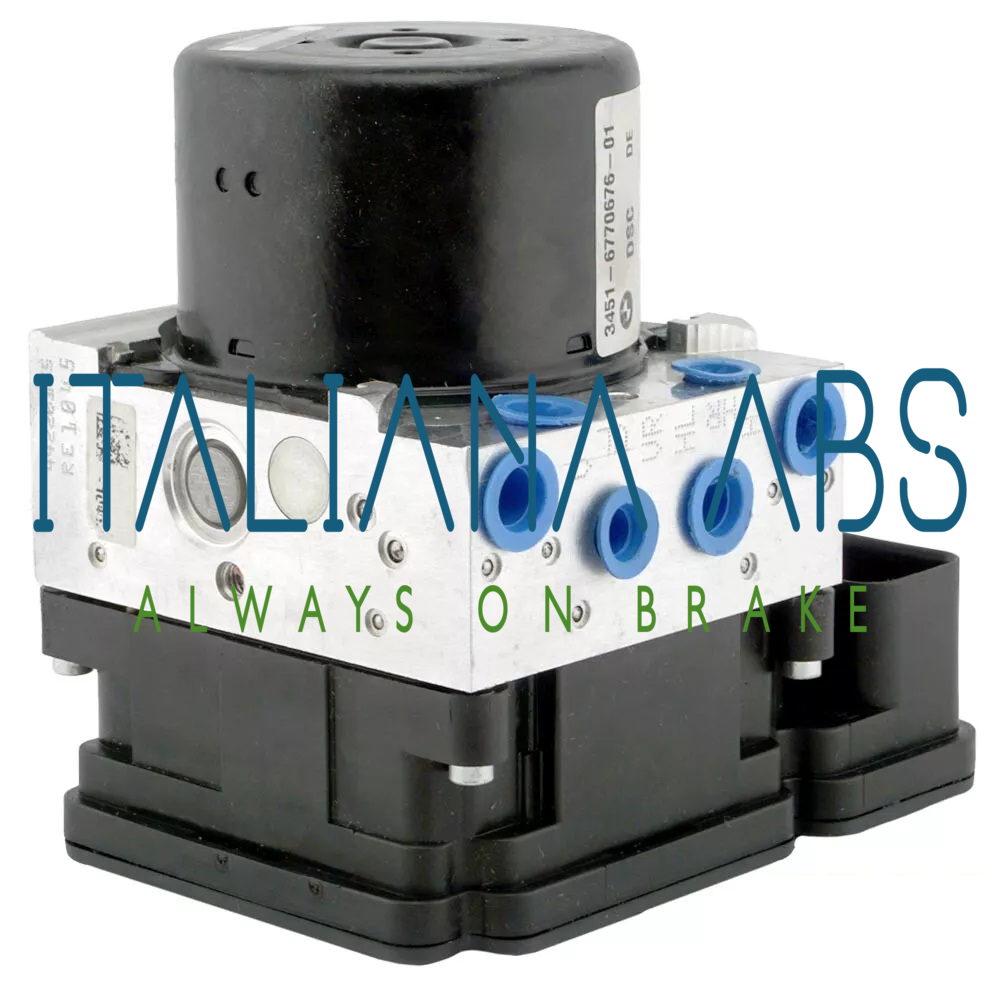 Centralina ABS BMW, codici identificativi: 34516770676 10096108083 34526770677