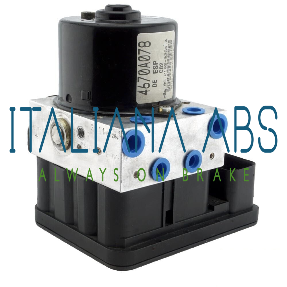 Centralina ABS MITSUBISHI, codici identificativi: 4670A078 06210202644 06210904313