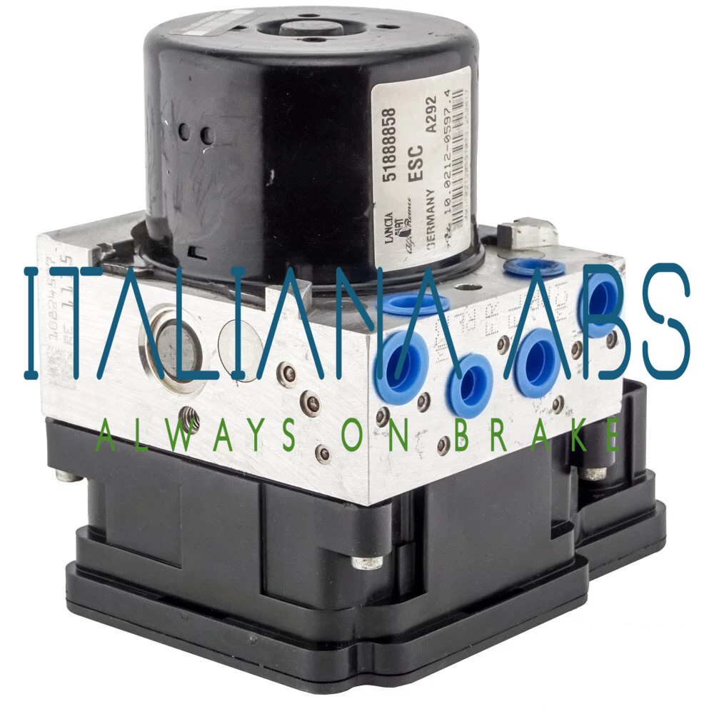 Centralina ABS FIAT, codici identificativi: 51888858 10021205974 10096116063