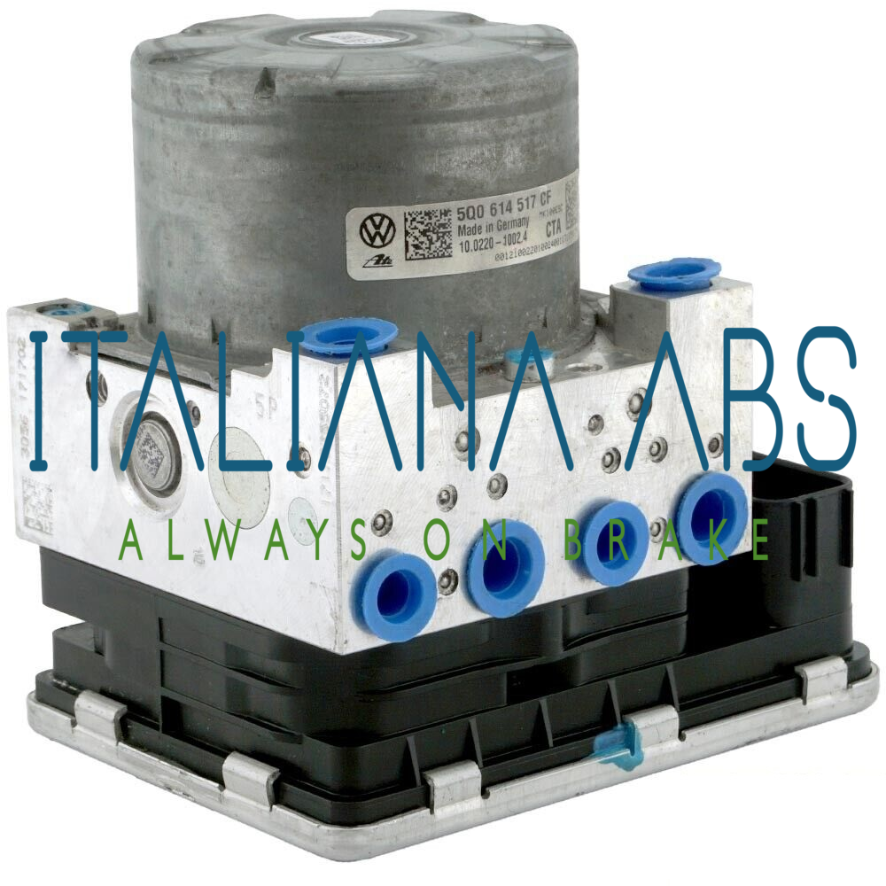 Centralina ABS VW, codici identificativi: 5Q0614517CF 10022010024 10091643343